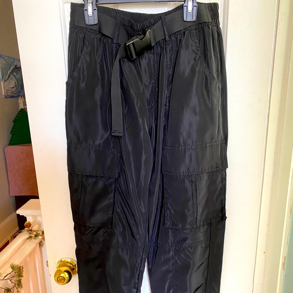 Black Parachute Pants
